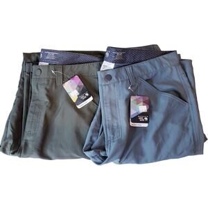 LOT OF 2 ~ NWT MOUNTAIN HARDWEAR Mesa II Pants Men's Size 31 W/ 32 L Green